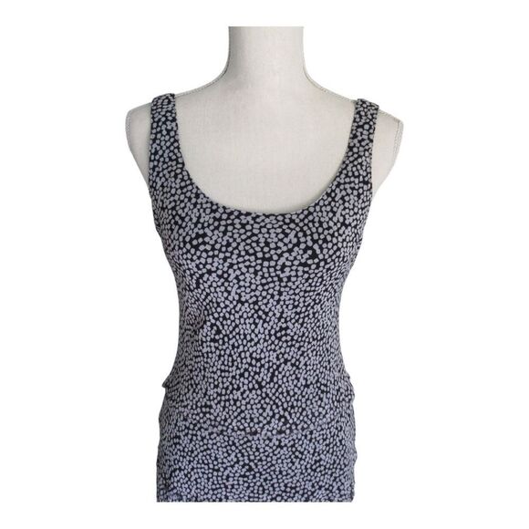 Black and White Tiered Maxi Dress from Black Label by Evan Picone Size 4 - Picture 2 of 13